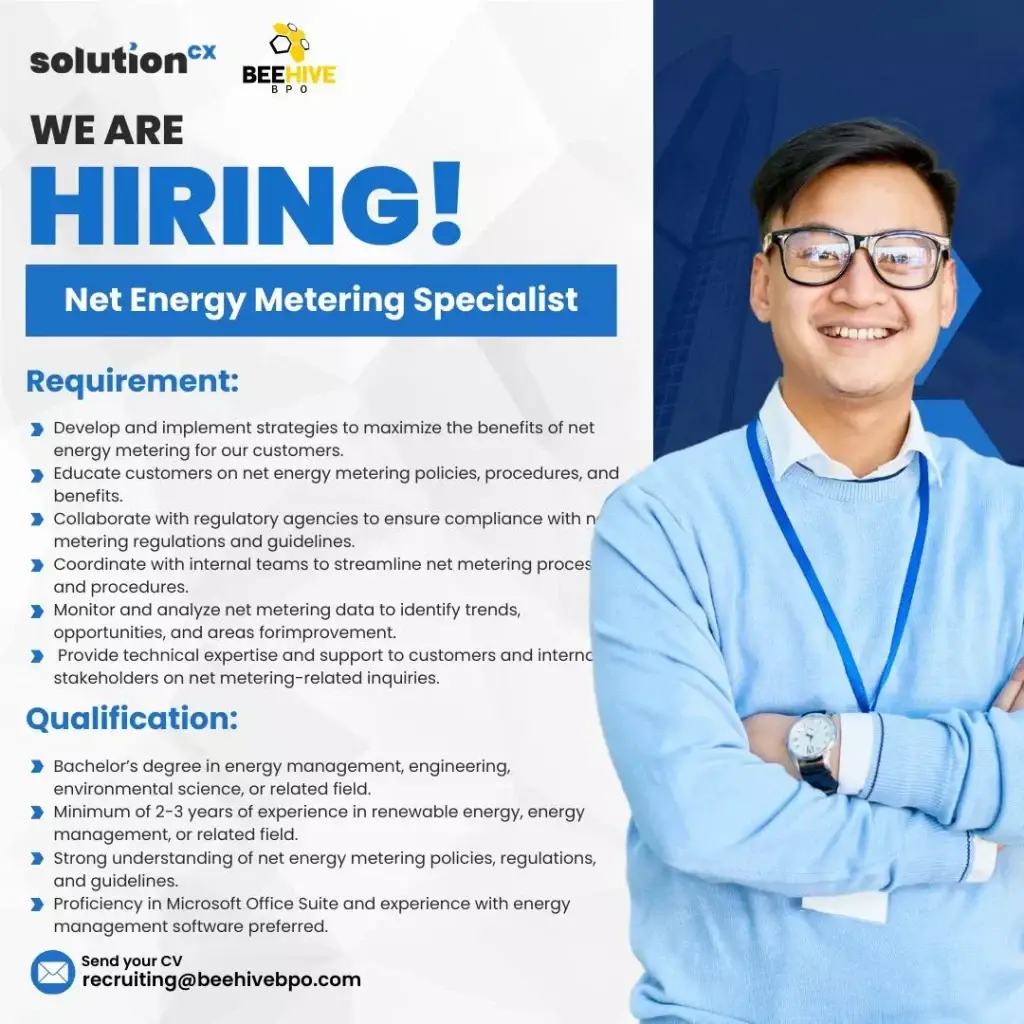 Net Energy Metering Specialist